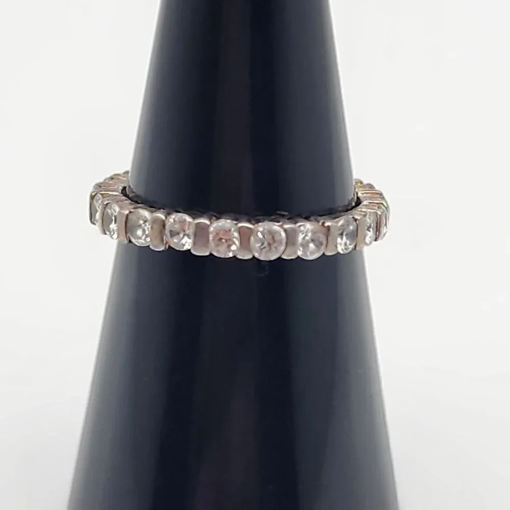 Sterling Silver & Clear CZ Ring (7)